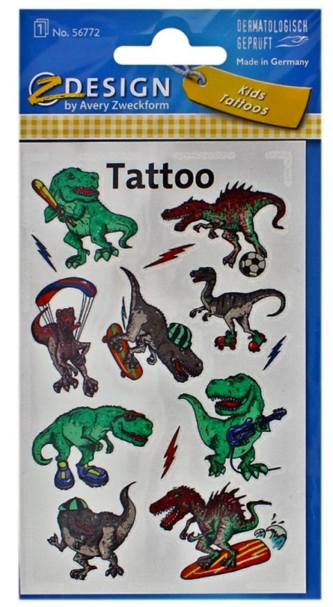Tatuaż 120x75 Dinozaury ZWECKFORM 56772