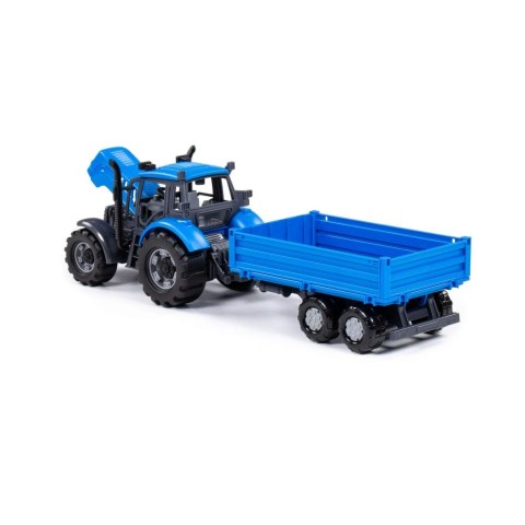 Traktor P/B akcesoria 40x12x15 Progress niebieski WADER POLESIE 91253 WADP