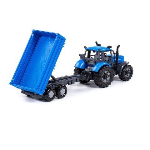 Traktor P/B akcesoria 40x12x15 Progress niebieski WADER POLESIE 91253 WADP