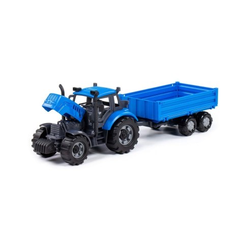 Traktor P/B akcesoria 40x12x15 Progress niebieski WADER POLESIE 91253 WADP