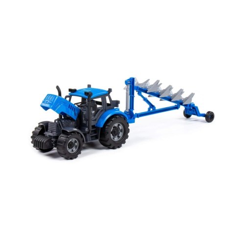 Traktor P/B akcesoria 45x12x15 Progres niebieski WADER POLESIE 91291 WADP