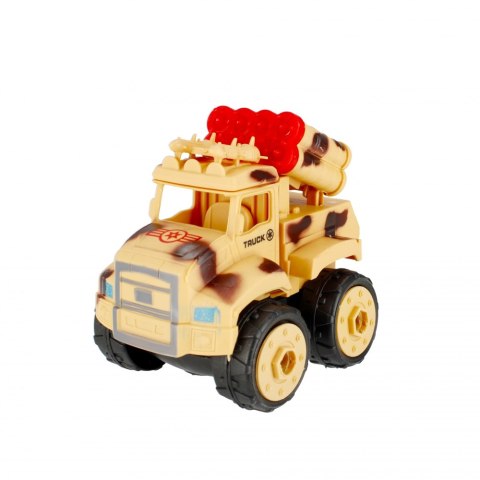 Auto Wojskowe do skręcania z akcesoriami MEGA CREATIVE 502154