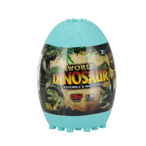 Dinozaur do skręcania w jajku mix wzorów MEGA CREATIVE 502354