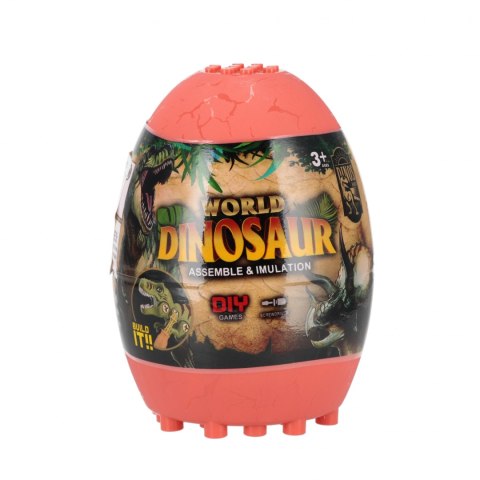 Dinozaur do skręcania w jajku mix wzorów MEGA CREATIVE 502354