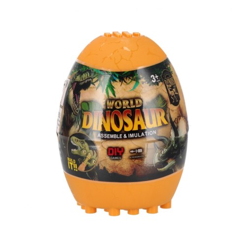 Dinozaur do skręcania w jajku mix wzorów MEGA CREATIVE 502354