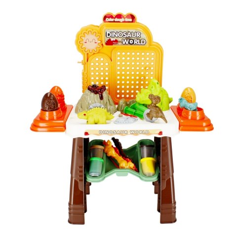 Masa plastyczna z akcesoriami Dino stolik MEGA CREATIVE 499246