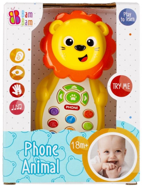 Muzyczny telefonik Lew BAM BAM 502449