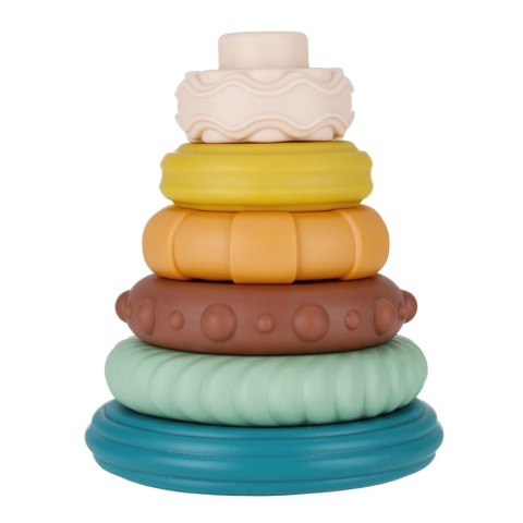 Piramidka edukacyjna pastelowa BAM BAM 500692