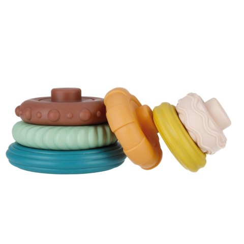 Piramidka edukacyjna pastelowa BAM BAM 500692