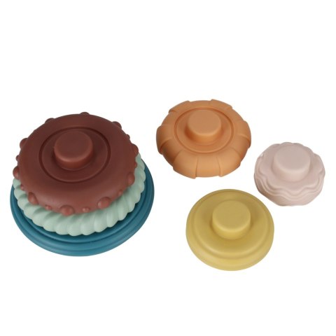 Piramidka edukacyjna pastelowa BAM BAM 500692