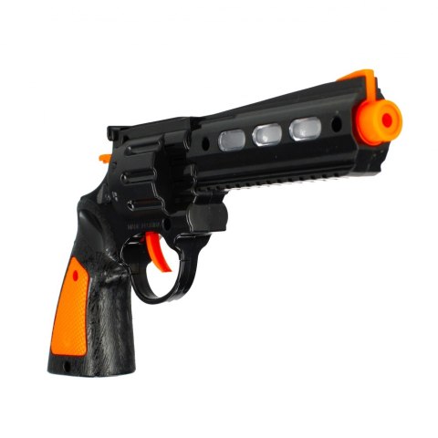 Pistolet światło i dzwięk 23 cm mix MEGA CREATIVE 501728
