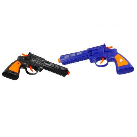 Pistolet światło i dzwięk 23 cm mix MEGA CREATIVE 501728
