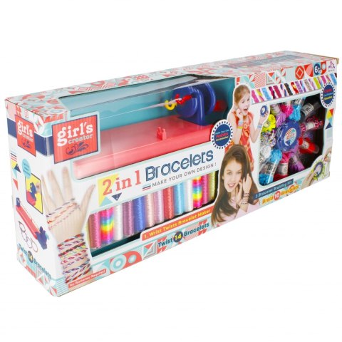 Zestaw piękności do zaplatania bransoletek MEGA CREATIVE 501290