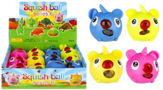 Zwierzęta wyciskane 6 cm mix MEGA CREATIVE 500744