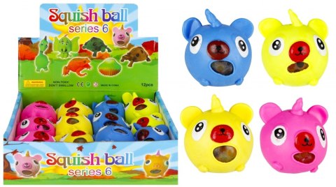 Zwierzęta wyciskane 6 cm mix MEGA CREATIVE 500744