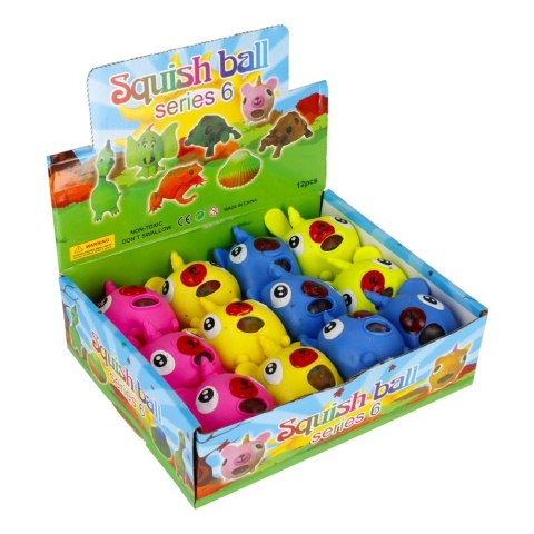 Zwierzęta wyciskane 6 cm mix MEGA CREATIVE 500744