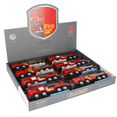 Auto Straż pożarna 19cm mix MEGA CREATIVE 510453