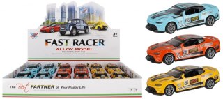Auto osobowe metalowe 11cm mix MEGA CREATIVE 510439