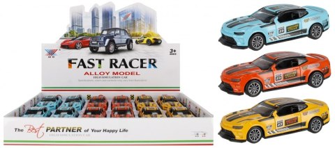 Auto osobowe metalowe 11cm mix MEGA CREATIVE 510439