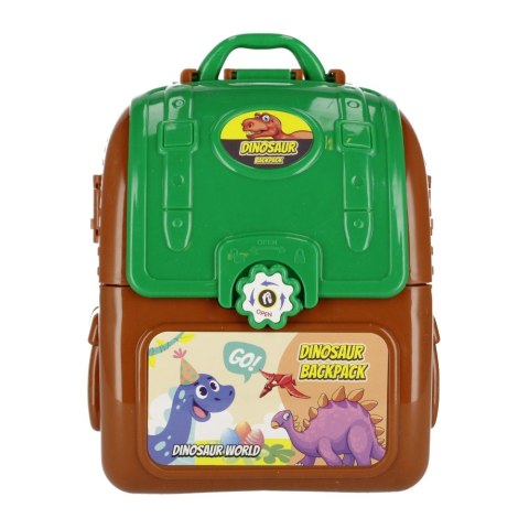 Dinozaur z akcesoriami w plecaku MEGA CREATIVE 510461
