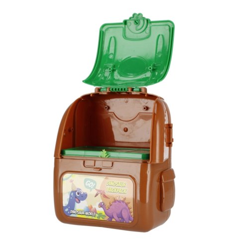 Dinozaur z akcesoriami w plecaku MEGA CREATIVE 510461