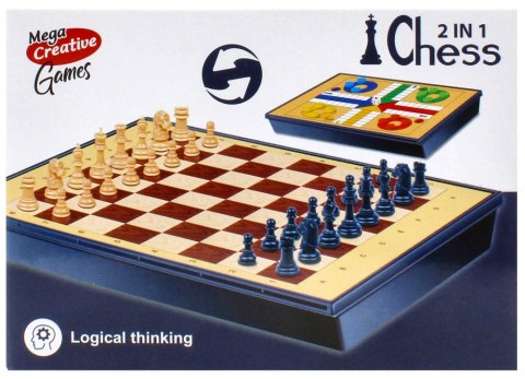Gra Szachy 2W1 MEGA CREATIVE 511316