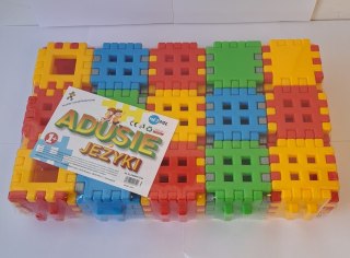 Klocki konstrukcyjne 90 elementów Wafle Adusie Jeżyki CZAKO 409540
