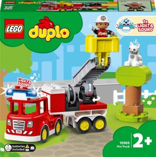 Klocki konstrukcyjne LEGO 10969 DUPLO Wóz strażacki LEGO 10969