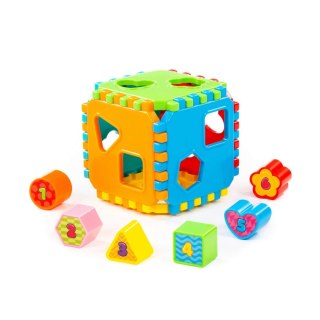 Kostka edukacyjna akcesoria 12x12x12 sześcian POLESIE 91642WAD P