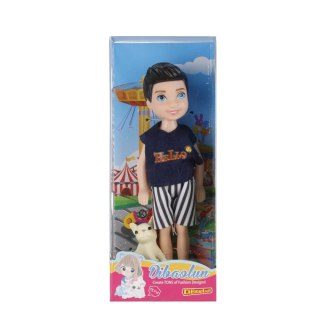 Lalka chłopiec 13cm z akcesoriami mix MEGA CREATIVE 510719