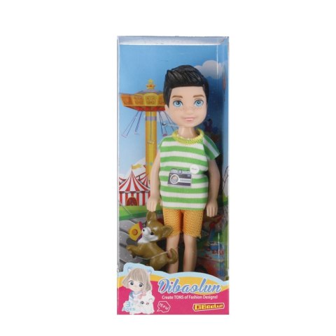 Lalka chłopiec 13cm z akcesoriami mix MEGA CREATIVE 510719