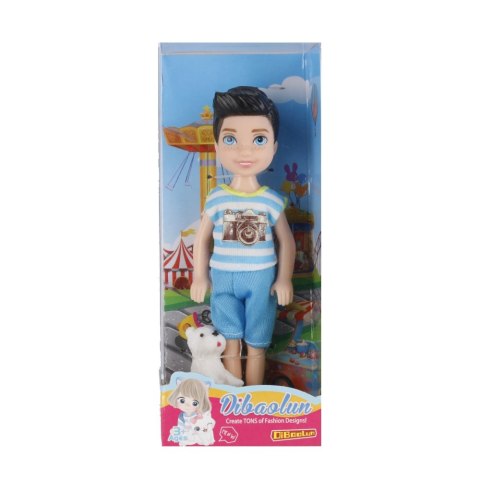 Lalka chłopiec 13cm z akcesoriami mix MEGA CREATIVE 510721