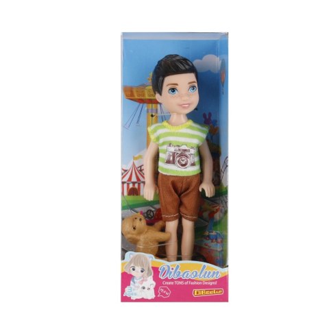 Lalka chłopiec 13cm z akcesoriami mix MEGA CREATIVE 510721
