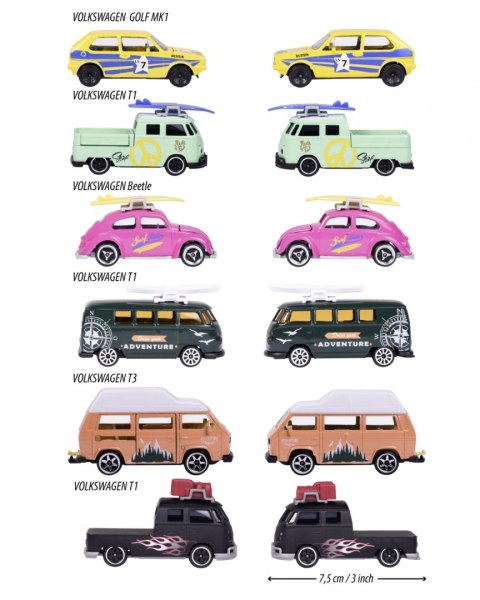 MAJORETTE AUTO OSOB MET 10X5X15 VW SIMBA