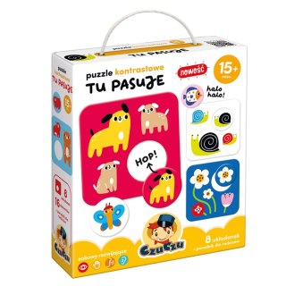 PUZZLE KONTRASTOWE TU PASUJE 15 MIES. CZUCZU