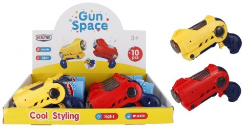 Pistolet światło i dźwięk 15 cm mix MEGA CREATIVE 510737