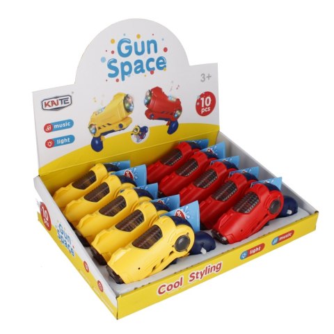 Pistolet światło i dźwięk 15 cm mix MEGA CREATIVE 510737