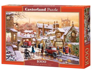 Puzzle 1000 elementów Vintage Winterland CASTORLAND C-104802