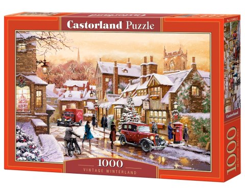 Puzzle 1000 elementów Vintage Winterland CASTORLAND C-104802