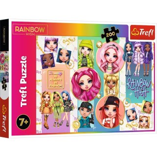 Puzzle 200 elementów Przyjaźń Rainbow High TREFL 13289 TREF