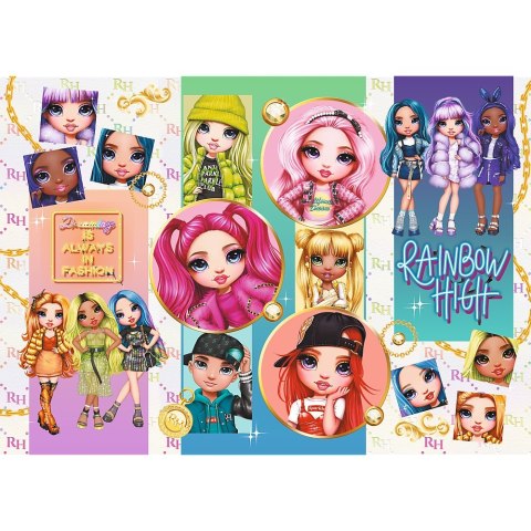 Puzzle 200 elementów Przyjaźń Rainbow High TREFL 13289 TREF