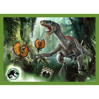 Puzzle 4w1 Grozne Dinozaury TREFL 34607