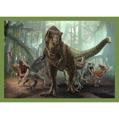 Puzzle 4w1 Grozne Dinozaury TREFL 34607