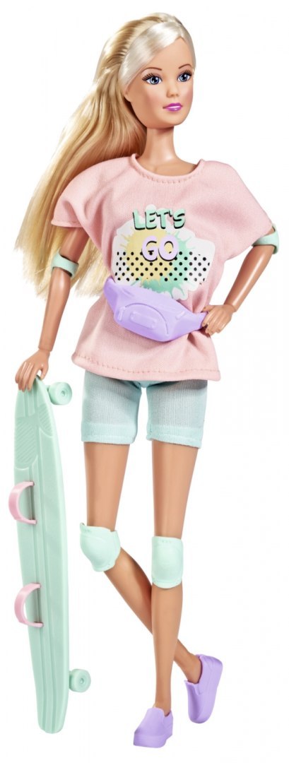 SL Steffi na longboardzie