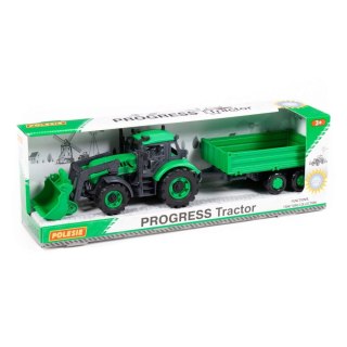 Traktor ładowarka akcesoria 45x12x15 Progress zielony WADER POLESIE 91826 WADP