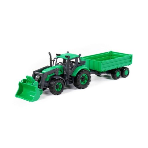 Traktor ładowarka akcesoria 45x12x15 Progress zielony WADER POLESIE 91826 WADP