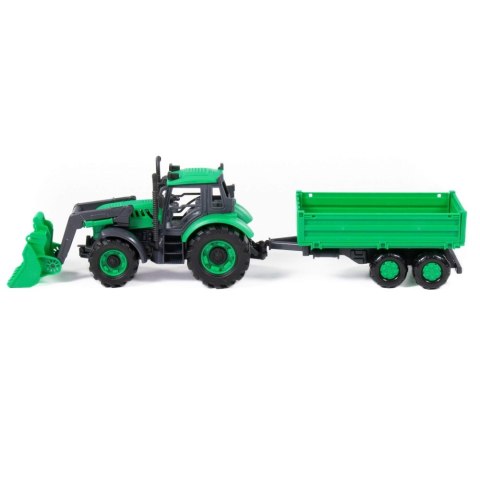 Traktor ładowarka akcesoria 45x12x15 Progress zielony WADER POLESIE 91826 WADP