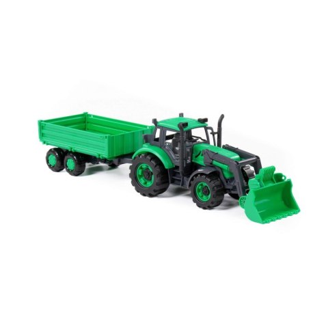 Traktor ładowarka akcesoria 45x12x15 Progress zielony WADER POLESIE 91826 WADP