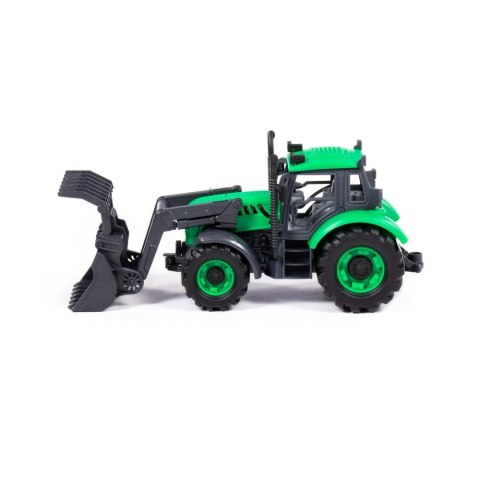 Traktor ładowarka rolnicza 25x12x15 Progress zielony WADER POLESIE 91741 WADP