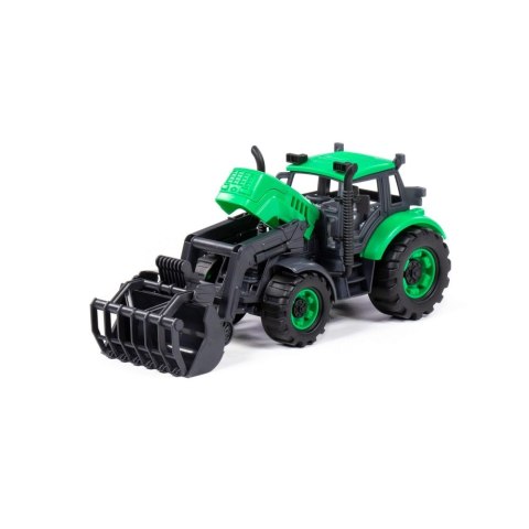 Traktor ładowarka rolnicza 25x12x15 Progress zielony WADER POLESIE 91741 WADP